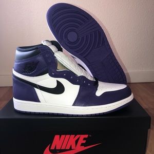 SOLD.    Air Jordan 1 Court Purple💜